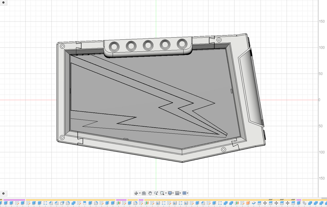 Lightning Custom Speaker box panel for Bennett built
