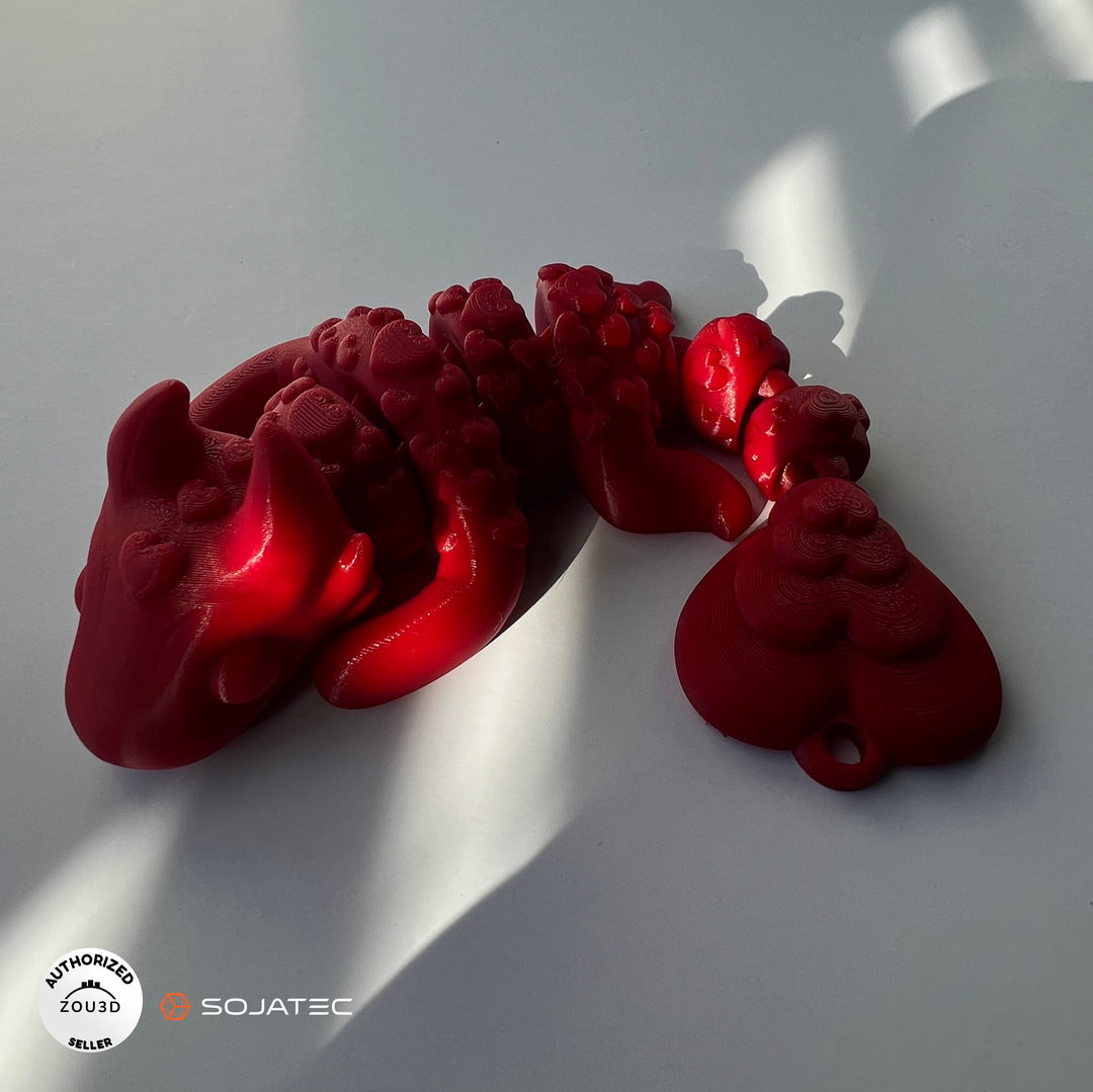 Unique Flexi Love Dragon Gift for Valentine's Day