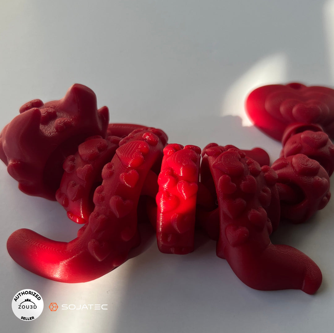 Unique Flexi Love Dragon Gift for Valentine's Day