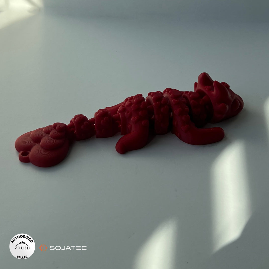 Unique Flexi Love Dragon Gift for Valentine's Day